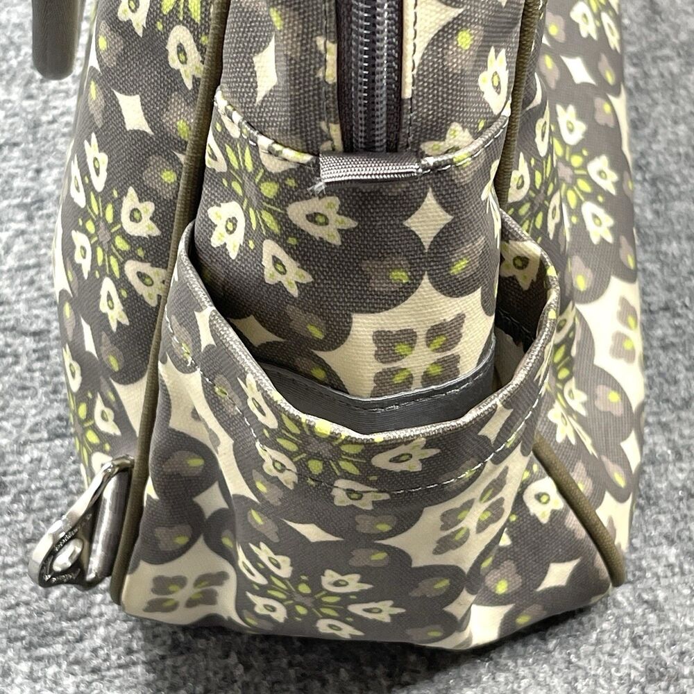 Petunia Pickle Bottom Sashay Satchel Backpack Coated Canvas Misted Marseille - Picture 7 of 16